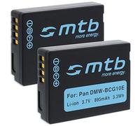 2X Batería Compatible con Panasonic DMW-BCG10E, Compatible con Lumix DMC-TZ6 TZ8 TZ10 TZ19.. / Compatible con Leica V-Lux.. Ver descripción!