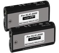 2X Batería Klic-8000 Compatible con Kodak Easyshare Z612, Z712 is, Z812 is, Z1012 is... Ver descripción