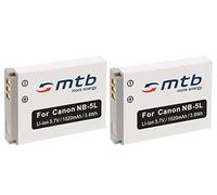 2X Batería NB-5L para Canon PowerShot SX200 IS, SX210 IS, SX220 HS, SX230 HS. Ver Lista.