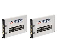 2X Batería NP-20 para Casio Exilim EX-Z18, EX-Z60, EX-Z65, EX-Z70, EX-Z75... (Ver descripción)