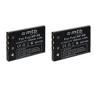 2X Batería NP-60 Compatible con Aiptek/Compatible con Easypix/Compatible con Jay-Tech/Compatible con Medion/Compatible con Praktica… Ver descripción!