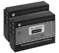 2X Baterías LB-070 para Kodak PIXPRO S-1 / PIXPRO AZ651, AZ652, AZ901 AstroZoom
