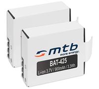 2X Baterías para Rollei Actioncam 425 (4K 2160p)