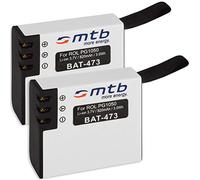 2X Baterías para Rollei Actioncam 430 (4k Full HD WiFi)