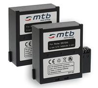 2X Baterías para Rollei Actioncam Bullet 6S WiFi, 7S WiFi