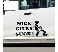2x Beautiful Nice Girl Suck The World s Greatest Mother Love Car Sticker RV SUV