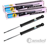 2x BILSTEIN B4 Gas Amortiguador Eje Trasero Apto para Hyundai i10 (Ba) Standard