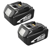 2X BL1850B Bater¡§AA de Repuesto para Makita 18 V 5,0 Ah BL1850C BL1860B BL1860 BL1850 BL1840B BL1840 BL1830B BL1830 BL1835 194204-5 LXT400 Bater¡§AAS para Herramientas con Indicadores LED (Negro)