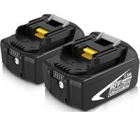 2X BL1850B Recambio para Makita Batería 18V 5.5Ah BL1860B BL1860 BL1850 BL1840B BL1840 BL1830B BL1830 BL1815 BL1835 BL1845 LXT-400 con Indicador LED