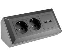 2x bloque de enchufes + 2x USB