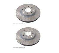 2X Blue Print ADC44333 Disco De Freno Delante Para Mitsubishi Lancer V Galant VI