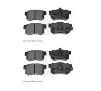 2x Blue Print ADH24280 Juego Pastillas de Freno de Disco Trasero para Honda