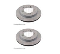 2x Blue Print ADK84342 Disco De Freno Delante Para Suzuki Jimny Cerrado