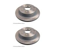 2x Blue Print ADN143122 Disco Freno Trasero para Nissan Murano I Z50 Infiniti Fx
