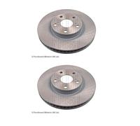 2x Blue Print ADT343206 Disco de Freno Delantero para Toyota Auris Prius Plus /