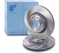 2x BLUE PRINT Disco de freno Delantero Ø305mm Espesor: 25mm Corona de Agujeros - Ø: 114mm ventilación interna ADG043221 Compatible con KIA Niro DE, HYUNDAI Kona OS