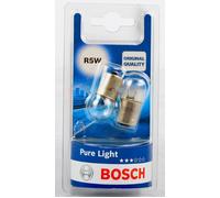 2x Bombilla Bosch R5W BA15S Halógena 12 V 5 W Para BMW Audi VW Skoda Seat