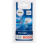 2x Bombilla Bosch W5W W2,1X9,5D 5W 12V Halógena Para BMW Audi VW Skoda