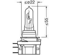 Osram 64176CBN-HCB 12v Bulbos de coche halgeno H15 COOL BLUE H15
