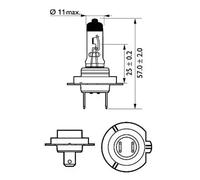 2x Bombilla H7 12972XVPS2 PHILIPS para OPEL RENAULT BMW FORD SAAB VW CITROËN KIA