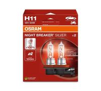 2x Bombilla PGJ19-2 H11 64211NBS-2HB OSRAM para MITSUBISHI PEUGEOT LAND ROVER VW
