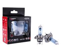 2x Bombillas H4 12V 60/55W Lámpara Halógena Lámpara Coche Bombilla 5000K P43t...