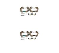 2x Bosch 0 204 114 626 Juego de Zapatas Trasero para Nissan Micra III Renault