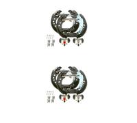 2x Bosch 0 204 114 694 Juego De Zapatas De Freno Traseras Para Renault Twingo II