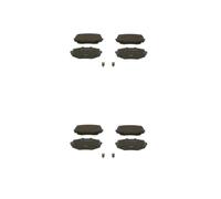 2x Bosch 0 986 424 669 Juego Pastillas de Freno de Disco Delant. para Suzuki