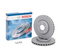 2x BOSCH 0 986 478 876 Disco de freno adecuado para MERCEDES-BENZ SLK (R170)