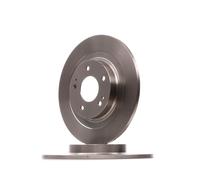2x BOSCH 0 986 479 B04 Disco de freno Trasero adecuado para PEUGEOT 4008 SUV