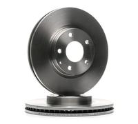 2x BOSCH 0 986 479 B15 Disco de freno Delantero para MAZDA 6 Kombi (GJ, GL)