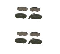 2x Bosch 0 986 494 048 Juego Pastillas de Freno Disco Delant. para Citroën Fiat