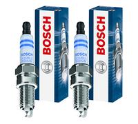 Bosch Doble Iridio 0242236593 - Bujía de Encendido para un Arranque Fiable y una Larga Vida Útil del Motor de Gasolina - con Diseño Resistente