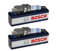 2X BOSCH Bujía Doble Iridium Para Opel Meriva B Monovolumen S10 1.4