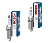 2X BOSCH Bujía Doble Platino Compatible Para Porsche 718 Boxster 982 2.0