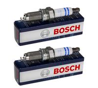 2X BOSCH Bujía Doble Platino Para Audi TT 8J3 3.2 V6 Quattro Porsche Cayenne