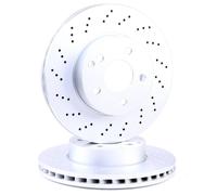 2x BOSCH Disco de freno adecuado para MERCEDES-BENZ Clase C T-modell (S204)