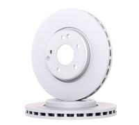 2x BOSCH Disco de freno adecuado para MERCEDES-BENZ SLK (R170) SLK (R171) 300mm