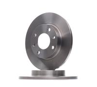 2x BOSCH Disco de freno adecuado para PEUGEOT 206 Fastback (2A/C) 247mm