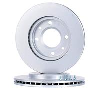 2x BOSCH Disco de freno Delantero Ø247,4mm Altura: 34,3mm Espesor: 20,4mm Corona de Agujeros - Ø: 108mm ventilado ventilación interna 0 986 479 B32 Compatible con PEUGEOT 206 Fastback 2A/C, CITROËN