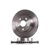 2x BOSCH Disco de freno Delantero Ø255mm Altura: 49,3mm Espesor: 25mm Corona de Agujeros - Ø: 100mm ventilado 0 986 479 663 Compatible con TOYOTA PRIUS ZVW3, LEXUS CT ZWA10