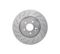 2x BOSCH Disco de freno Delantero Ø330mm Altura: 46,5mm Espesor: 28mm Corona de Agujeros - Ø: 112mm perforado ventilado 0 986 479 135