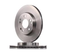 2x BOSCH Disco de freno Delantero adecuado para MERCEDES-BENZ 190 (W201) 284mm 0