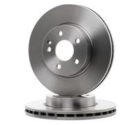 2x BOSCH Disco de freno Delantero adecuado para MERCEDES-BENZ VITO Furgón (W447)