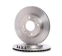 2x BOSCH Disco de freno Delantero adecuado para PEUGEOT 206 Fastback (2A/C)