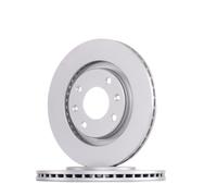 2x BOSCH Disco de freno Delantero adecuado para PEUGEOT 206 Fastback (2A/C)