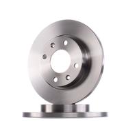 2x BOSCH Disco de freno Delantero adecuado para PEUGEOT 207 (WA, WC) 207 SW (WK)