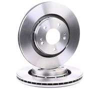 2x BOSCH Disco de freno Delantero adecuado para PEUGEOT 4007 (VU, VV) 294mm