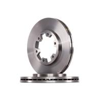 2x BOSCH Disco de freno Delantero para FORD MAVERICK (UDS, UNS) 277mm